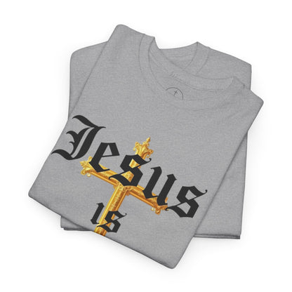 Jesus is Lord with Cross - Men's Christian T-Shirt