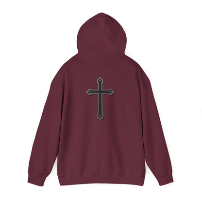 Black Cross Women’s Hoodie – Christian Apparel