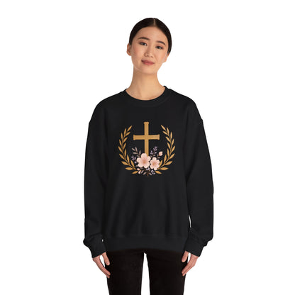 Crowned in Grace – Women’s Christian Sweatshirt