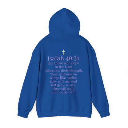 Men’s “Hope” Hoodie – Bold Scripture Pullover | Isaiah 40:31