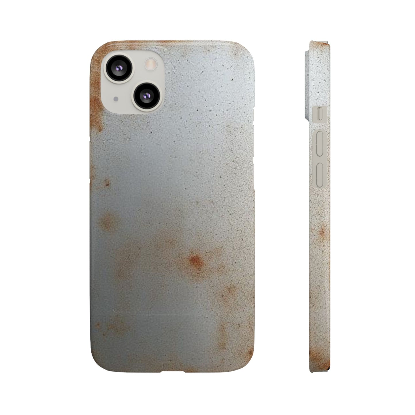 Old Steel Finish iPhone Snap Case