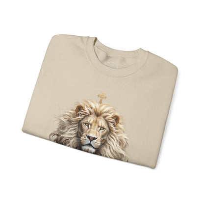 Christ is King (Lion of Judah) - Men's Christian Sweatshirt