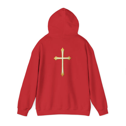Gold Cross Men's Christian Hoodie