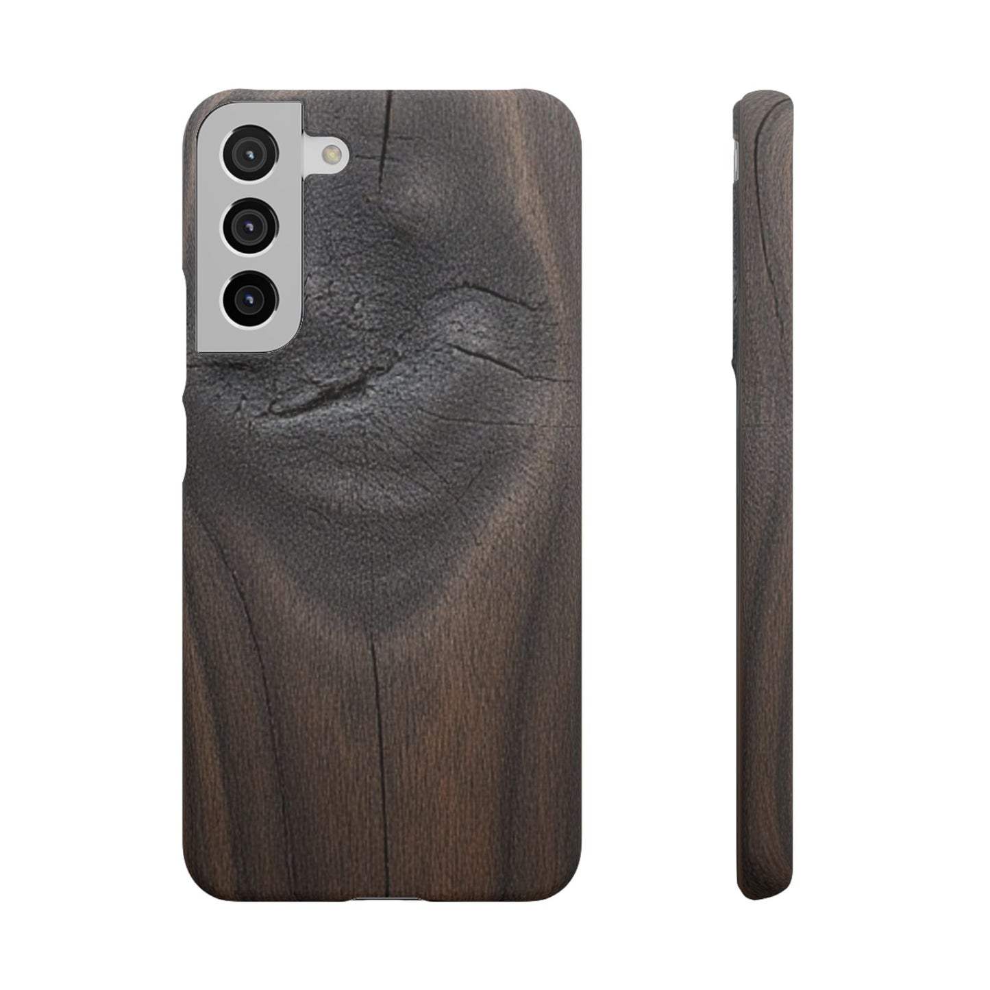 Dark Wood Grain Samsung Snap Case