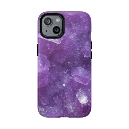 Spiritually Refined – Amethyst Crystal iPhone Magnetic Tough Case