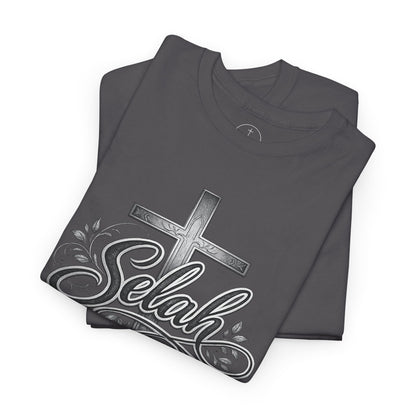 Selah Cross Tee — Men's Christian T‑Shirt