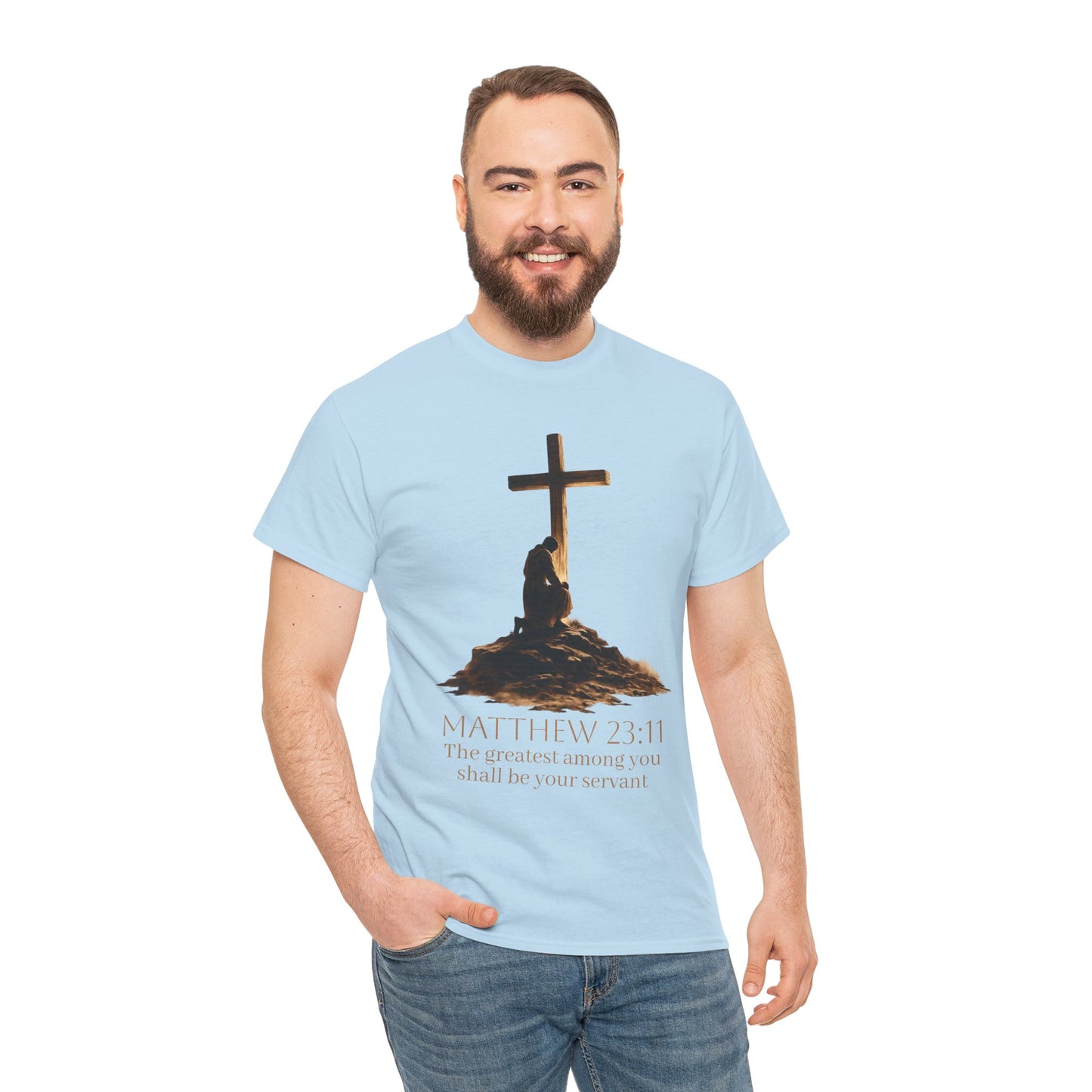 Humble Servant - Men's Christian T-Shirt (Front Design)
