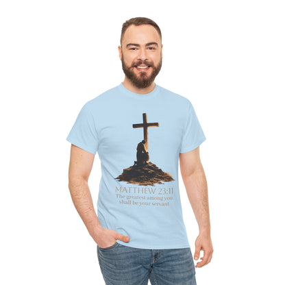Humble Servant - Men's Christian T-Shirt (Front Design)