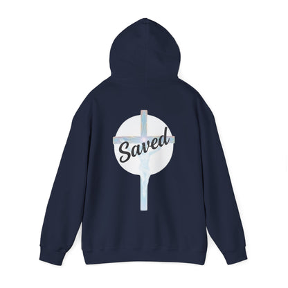 Redeemed & Saved – Women’s Christian Cross Hoodie