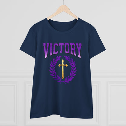 Divine Victory Women’s Tee – Victory in Every Step
