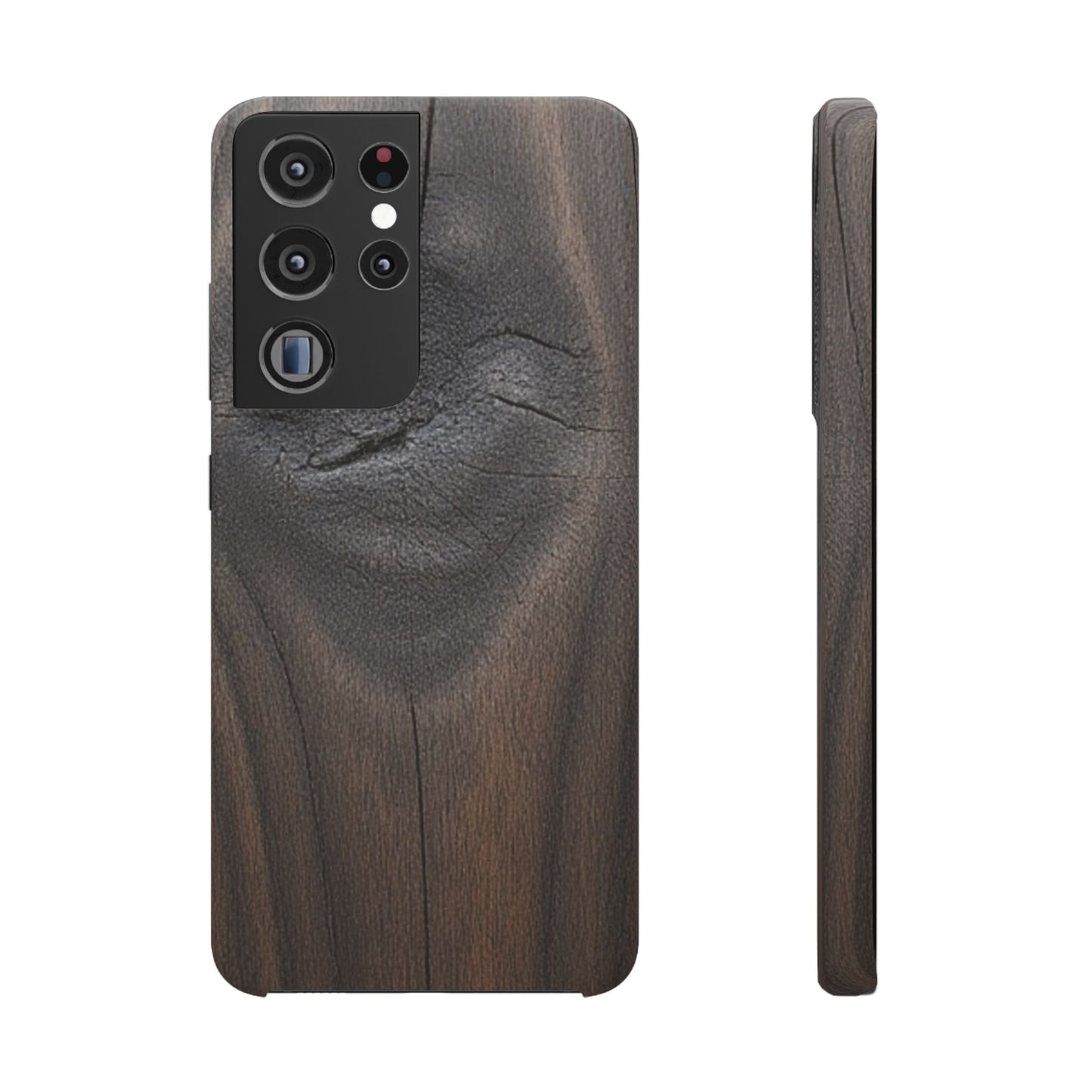 Dark Wood Grain Samsung Snap Case