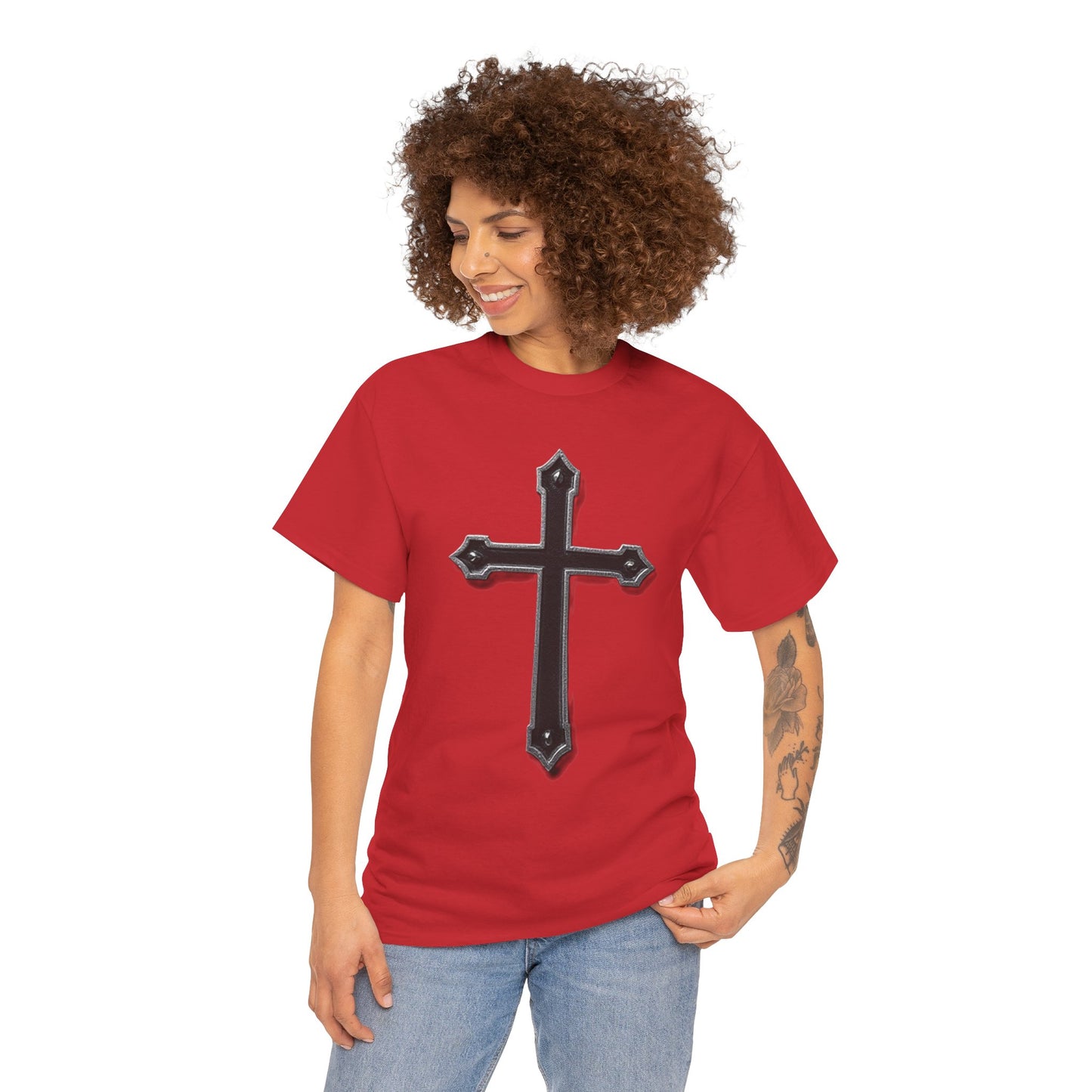 Black Cross Women’s Christian T-Shirt