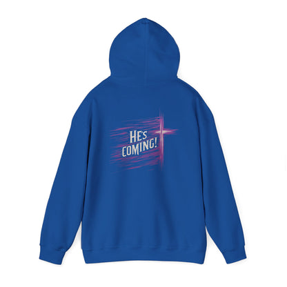 He’s Coming – Men’s Christian Hoodie