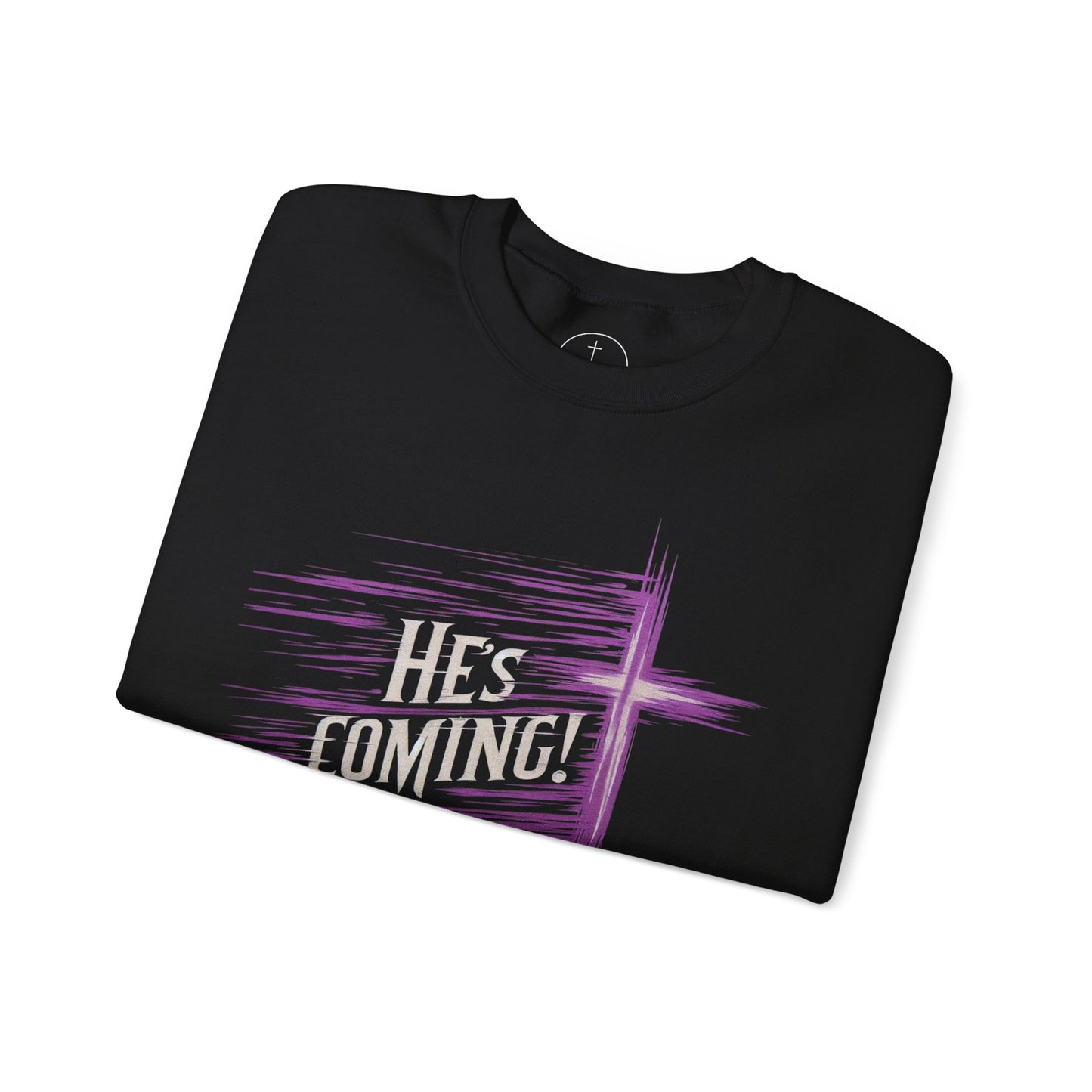 He's Coming – Men’s Christian Crewneck Sweater