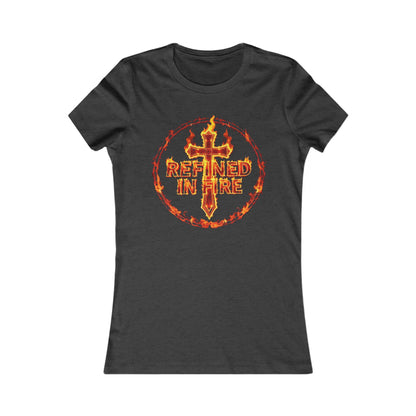 Refined in Fire Women’s Favorite Christian Tee – Purified by Faith