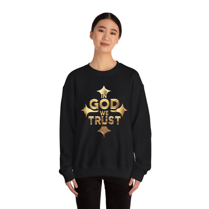 In God We Trust (Gold) - Women’s Christian Sweatshirt