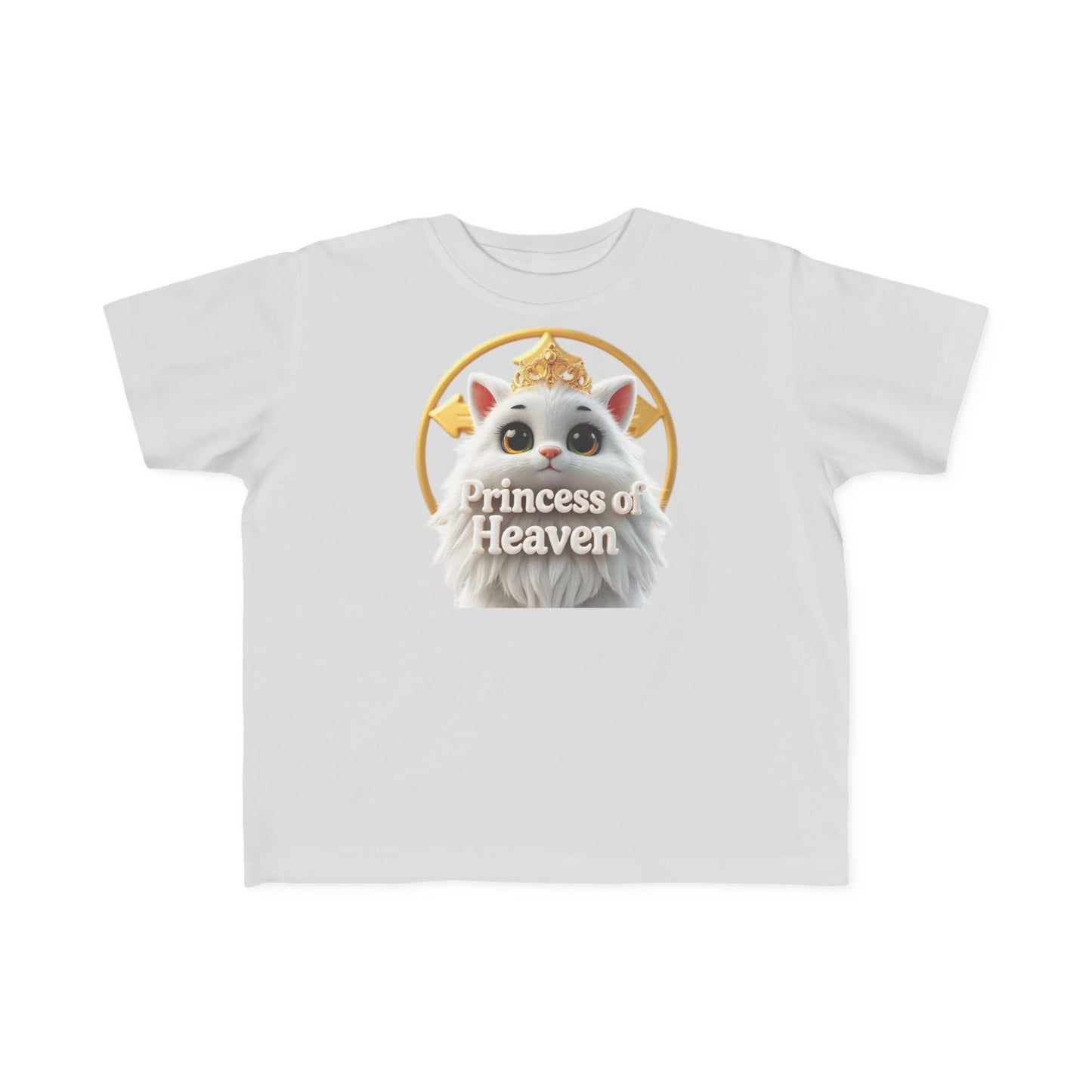 Toddler Girls’ “Princess of Heaven” Christian T-Shirt – Faith-Inspired Kids Tee