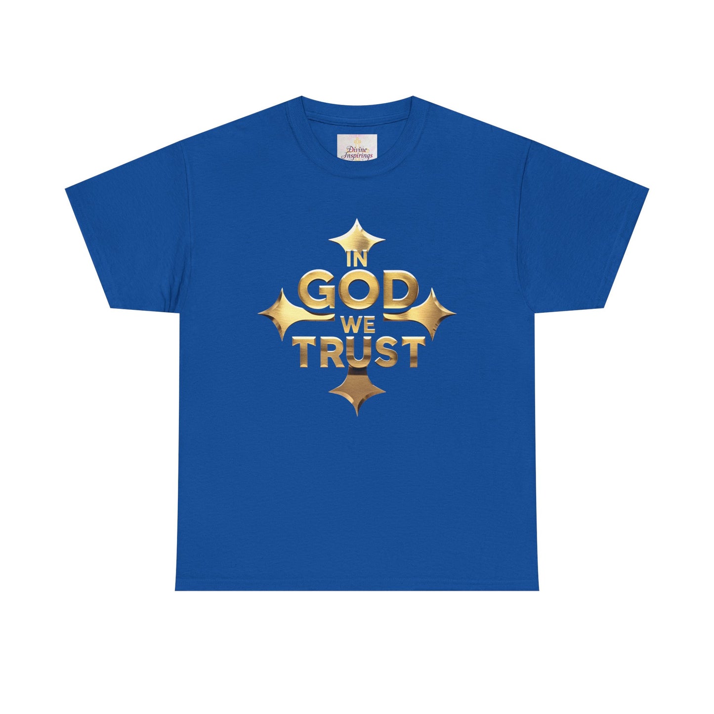In God We Trust (Gold)- Woman's Christian T-Shirt