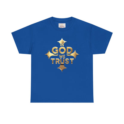 In God We Trust (Gold)- Woman's Christian T-Shirt