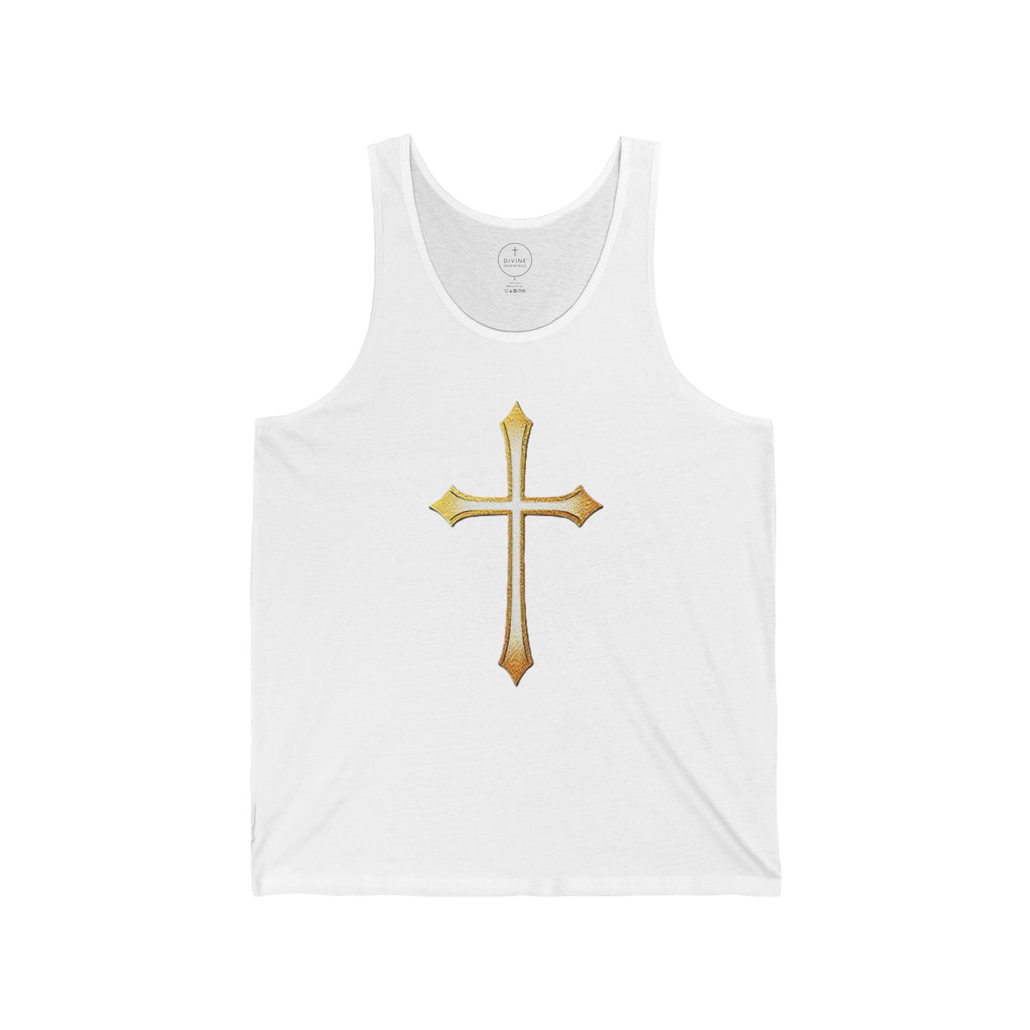 Women’s Gold Cross Tank Top