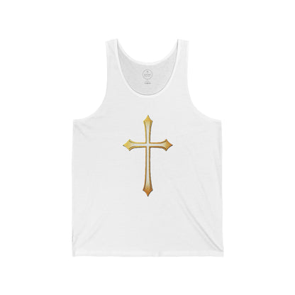 Women’s Gold Cross Tank Top