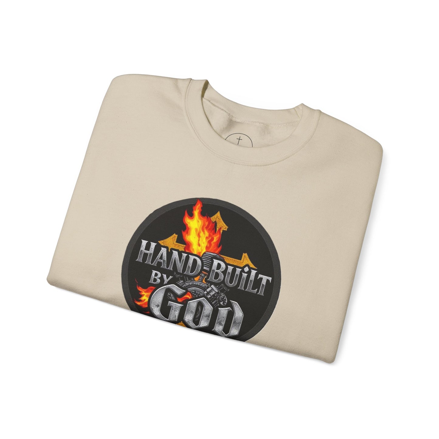 Hand Built by God - Men's Christian Sweatshirt