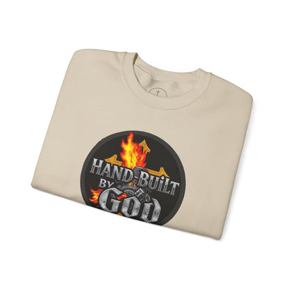 Hand Built by God - Men's Christian Sweatshirt