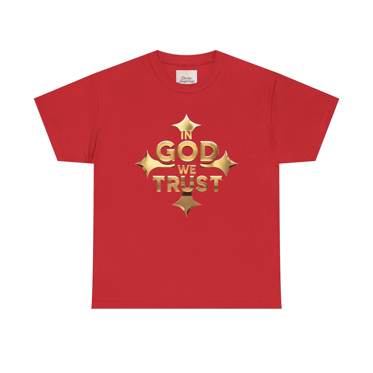 In God We Trust (Gold)- Woman's Christian T-Shirt