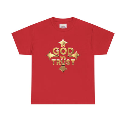 In God We Trust (Gold)- Woman's Christian T-Shirt