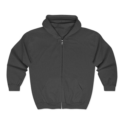 Anchored Journey – Men’s Classic Plain Zip-Up Hoodie (Light Label)