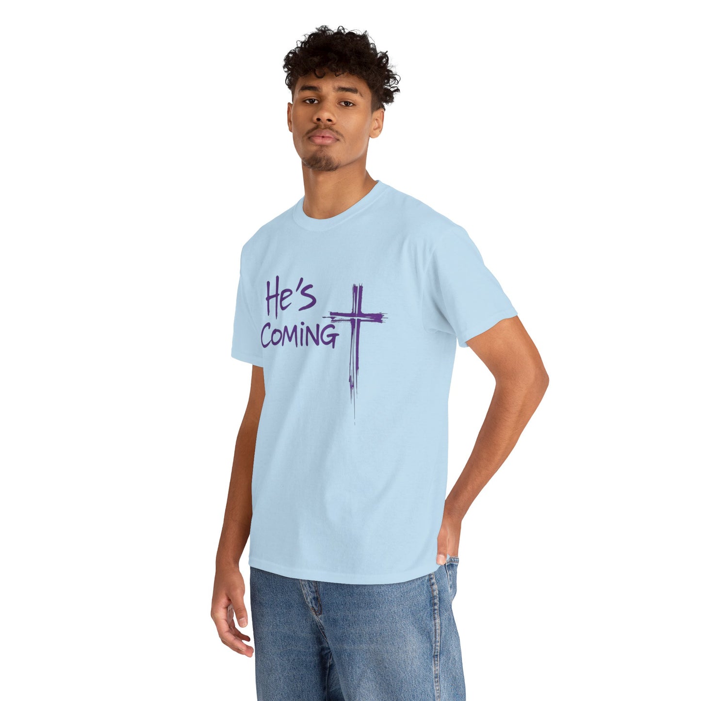 He's Coming – Men’s Christian T-Shirt
