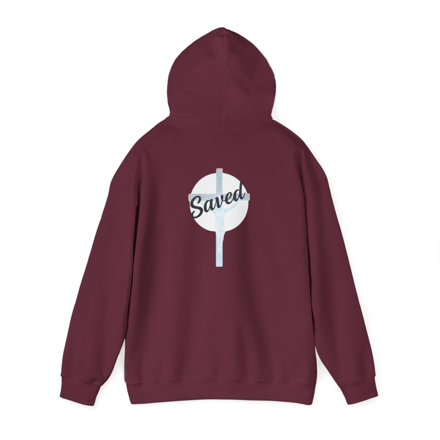 Saved in Christ – Men’s Christian Hoodie