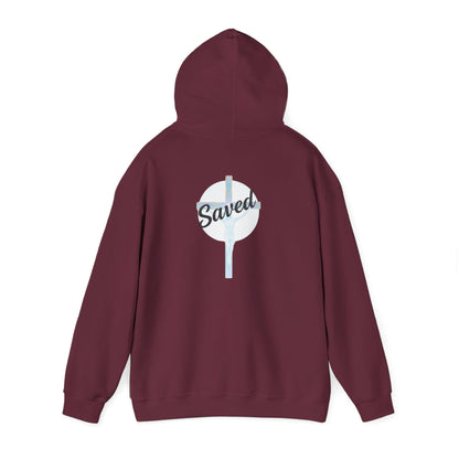 Saved in Christ – Men’s Christian Hoodie