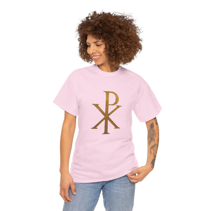Chi Rho (Gold) - Women's Christian T-Shirt
