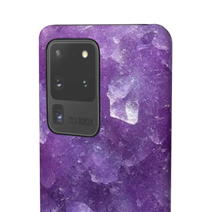Amethyst Crystal Finish Samsung Snap Case