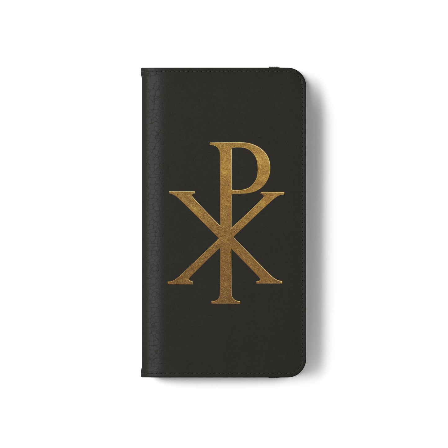 Black Chi Rho Symbol Wallet Case for Samsung– “I am the Way, the Truth, the Life”