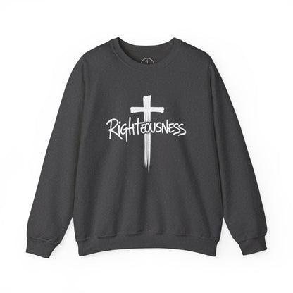 Righteousness - Men's Christian Sweatshirt (Dark Colors)