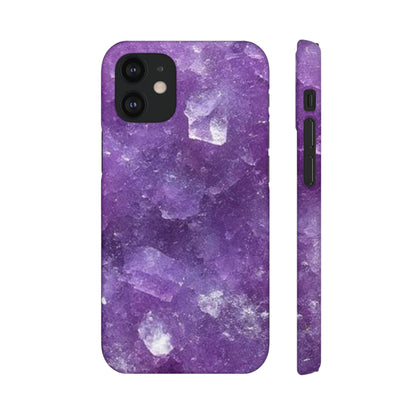 Amethyst Crystal Finish iPhone Snap Case