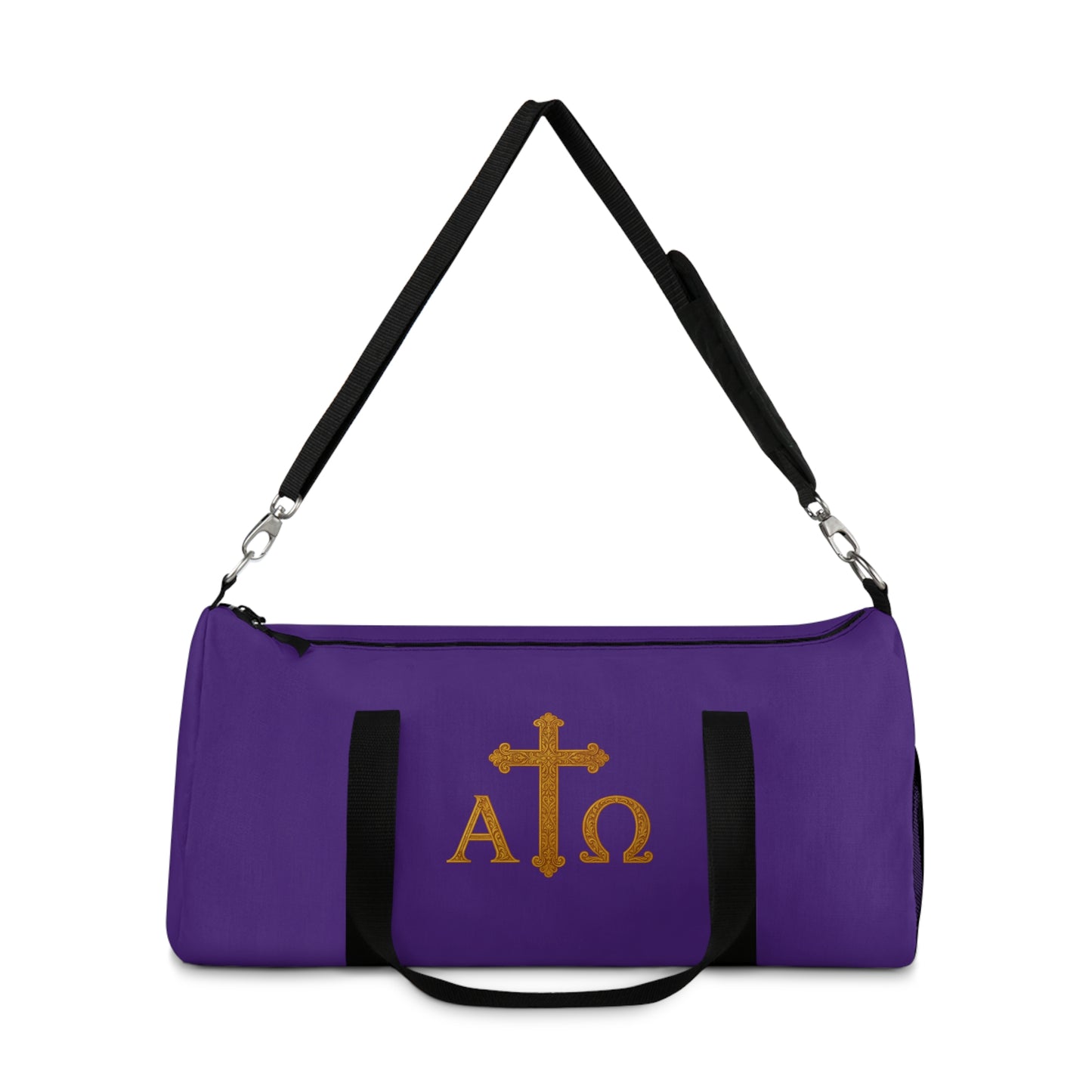 Eternal Victory Duffle Bag in Purple – Alpha & Omega
