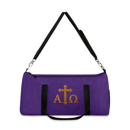 Eternal Victory Duffle Bag in Purple – Alpha & Omega