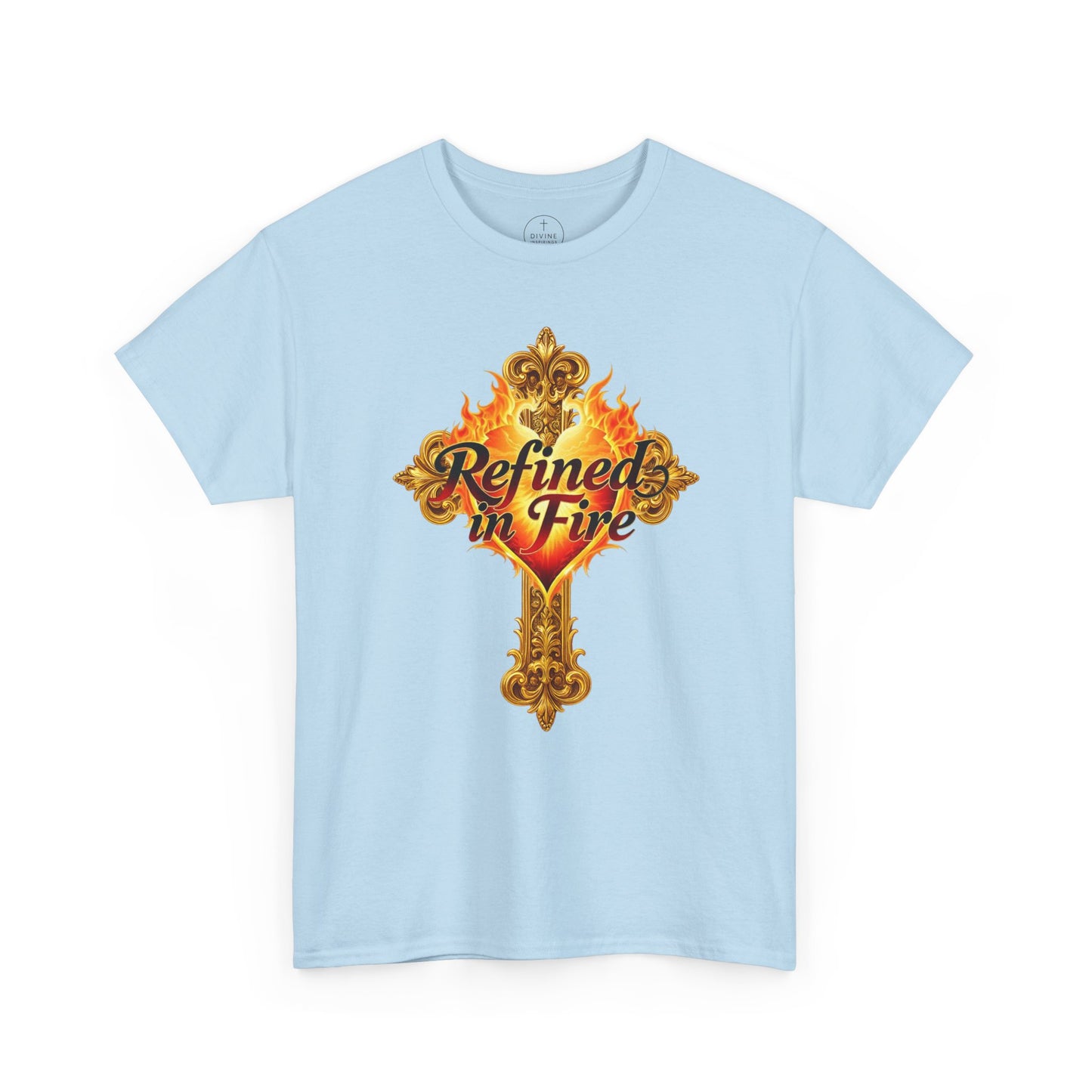 Refined in Fire — Men's Ornate Christian T-Shirt