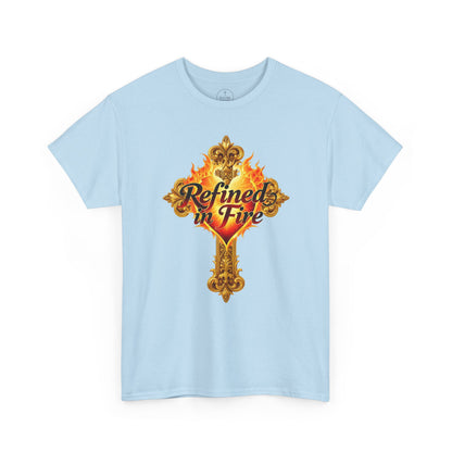 Refined in Fire — Men's Ornate Christian T-Shirt