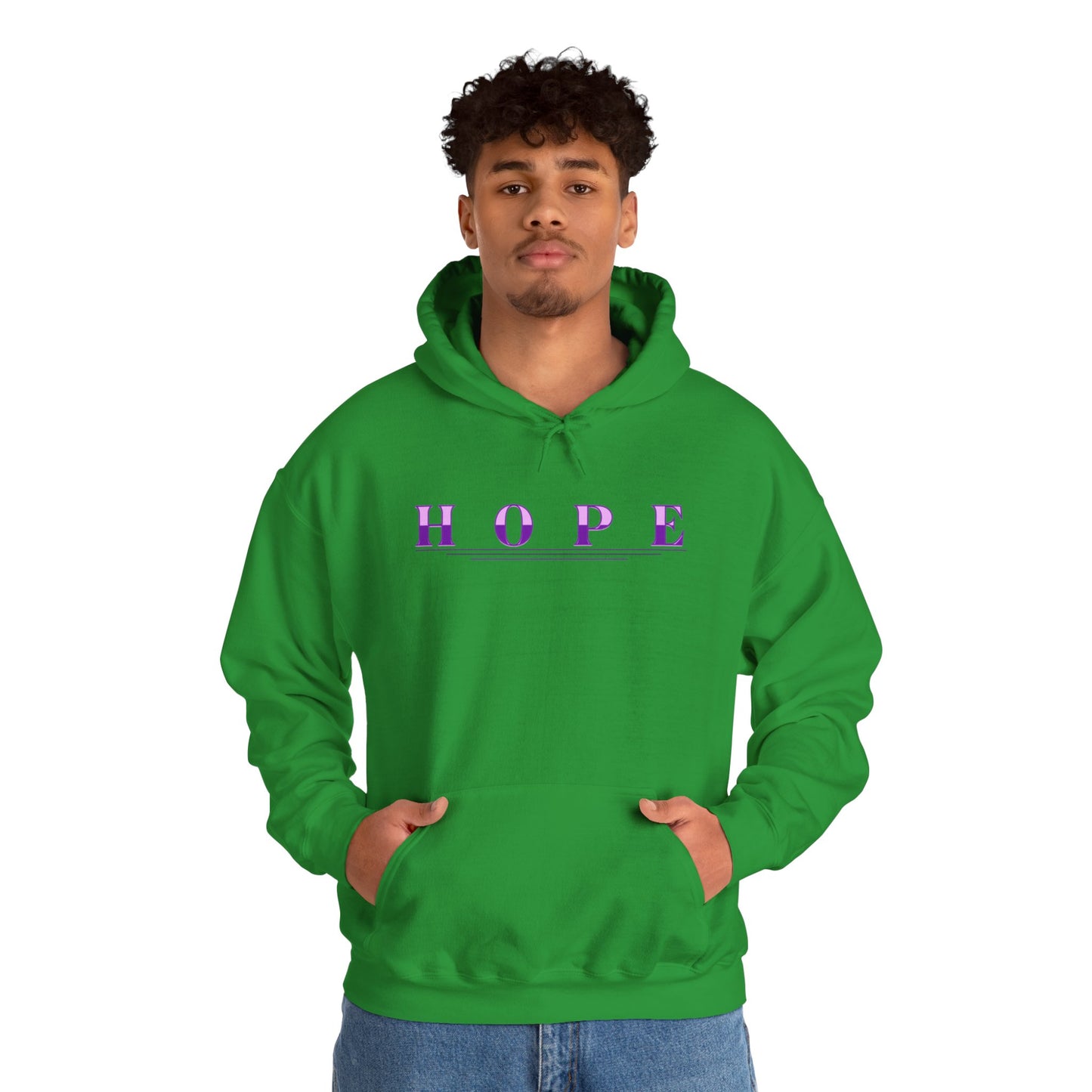 Men’s “Hope” Hoodie – Bold Scripture Pullover | Isaiah 40:31