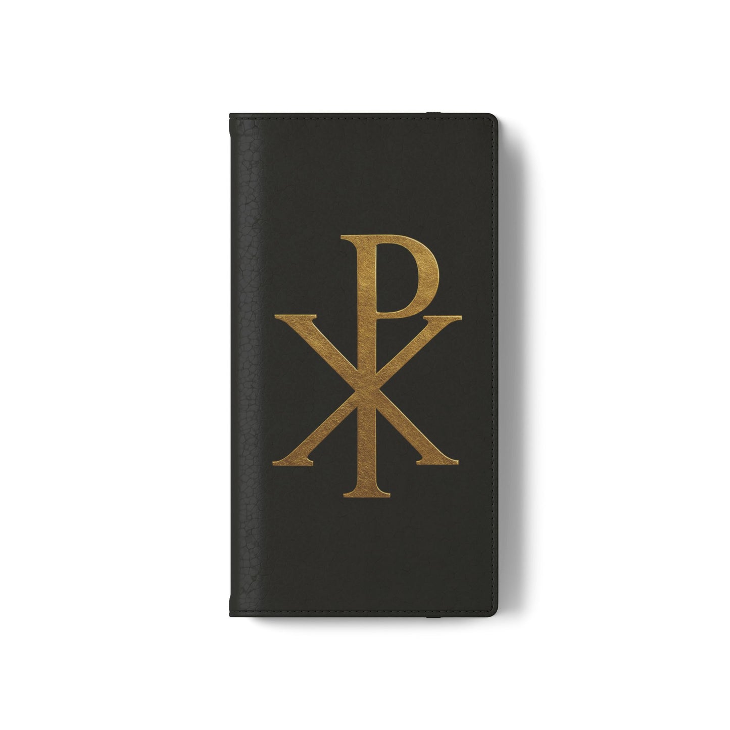Black Chi Rho Symbol Wallet Case for Samsung– “I am the Way, the Truth, the Life”