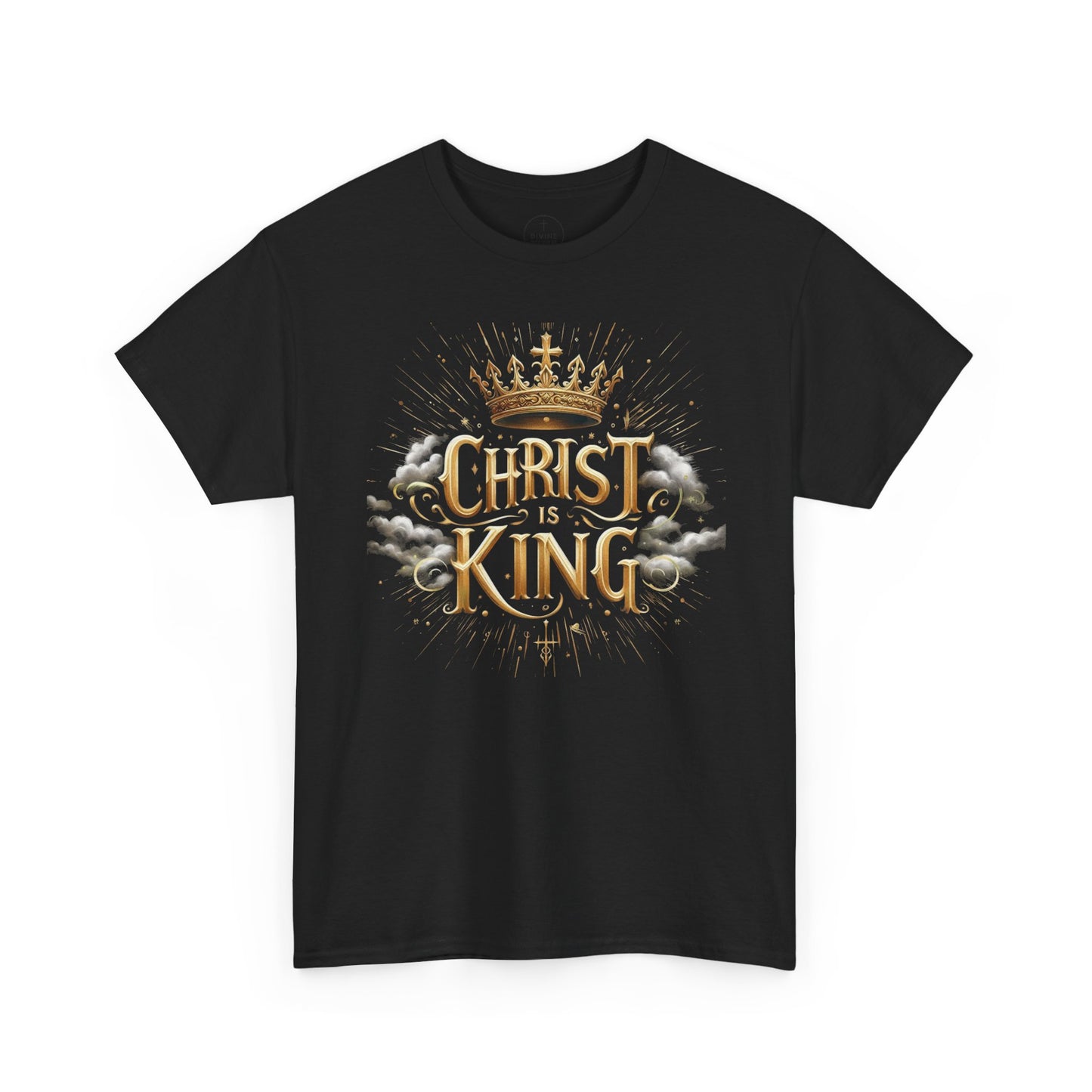 Christ is King Crowned - Men's Christian T-Shirt
