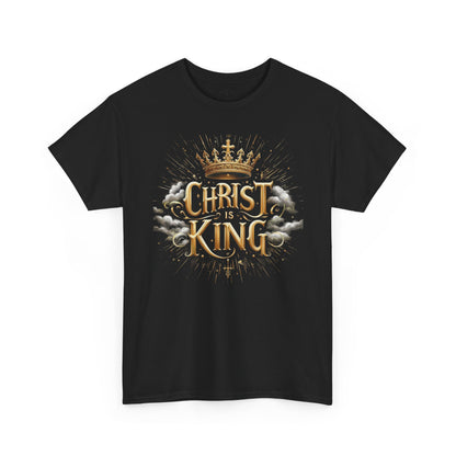 Christ is King Crowned - Men's Christian T-Shirt