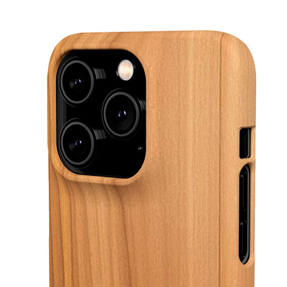 Natural Wood Grain iPhone Snap Case