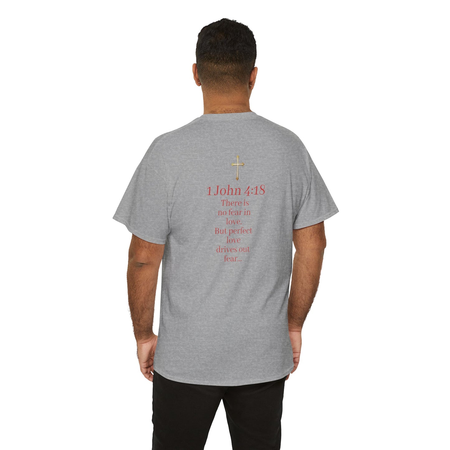 Fearless Love Men’s T-Shirt – Bold Faith in Action