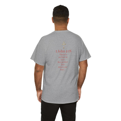 Fearless Love Men’s T-Shirt – Bold Faith in Action