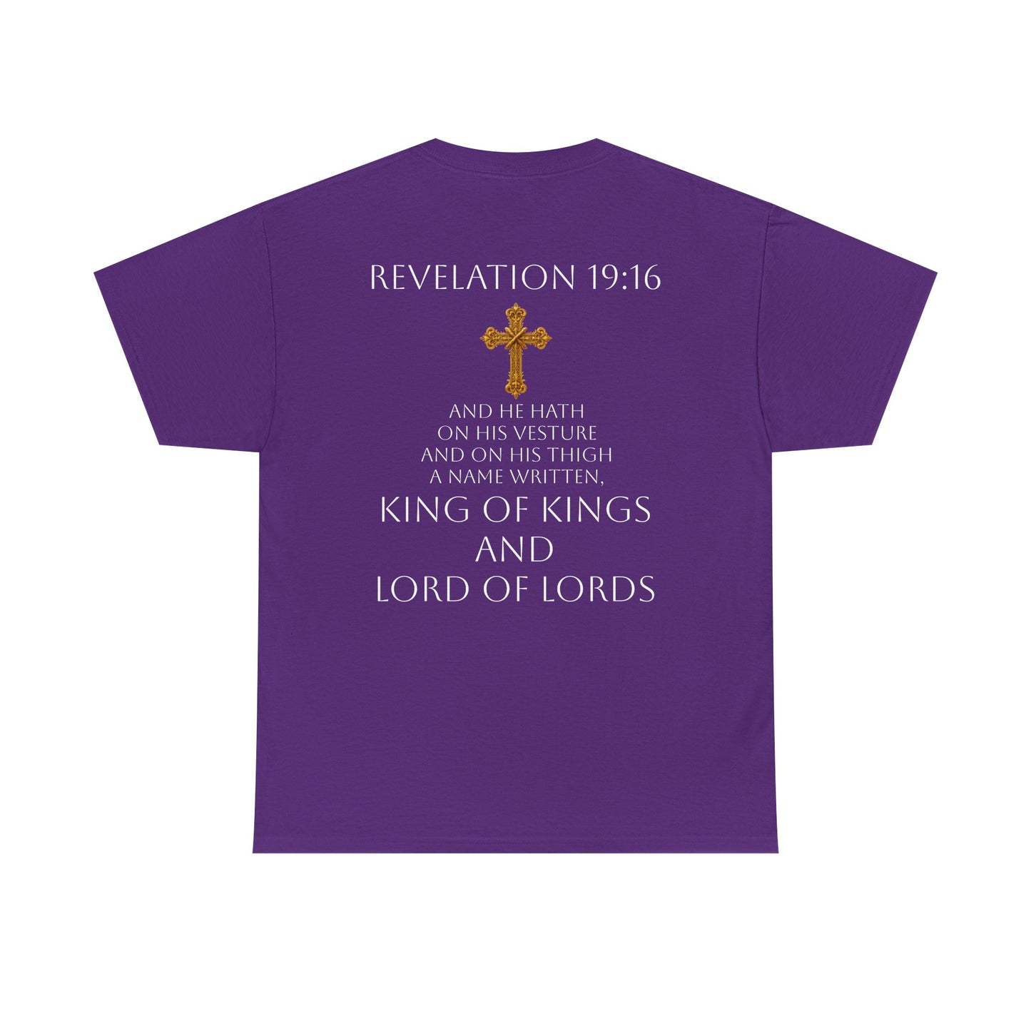 Christ is King Women’s Christian Tee (White Lettering)